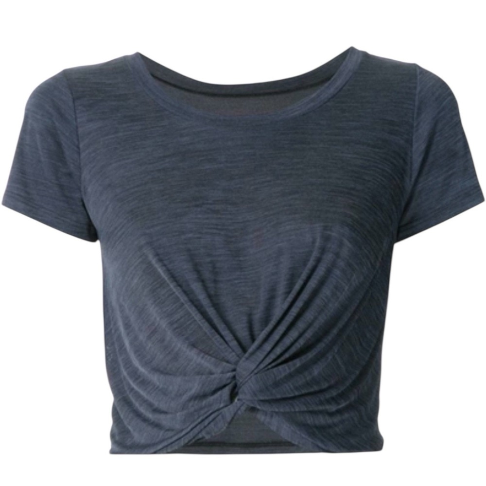 Tiny Willow Blue Front Tie Pullover‎ Tee Size Small/Medium #322